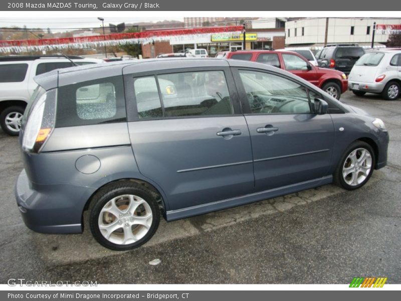 Galaxy Gray / Black 2008 Mazda MAZDA5 Touring