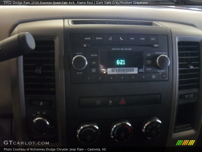 Flame Red / Dark Slate Gray/Medium Graystone 2012 Dodge Ram 1500 Express Quad Cab 4x4