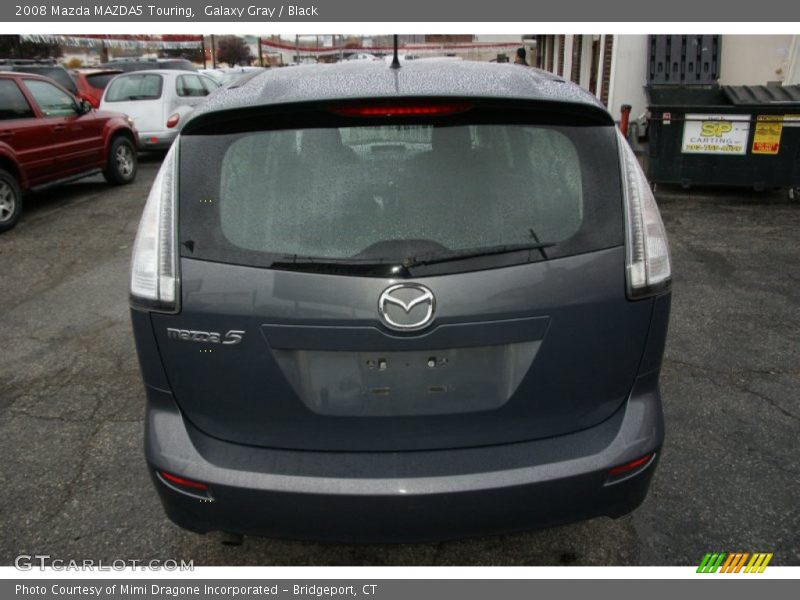Galaxy Gray / Black 2008 Mazda MAZDA5 Touring