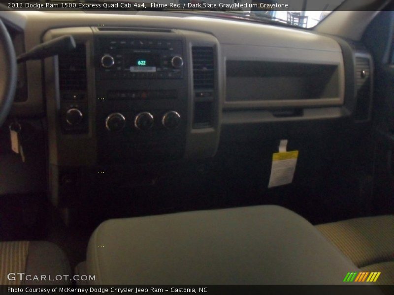 Flame Red / Dark Slate Gray/Medium Graystone 2012 Dodge Ram 1500 Express Quad Cab 4x4