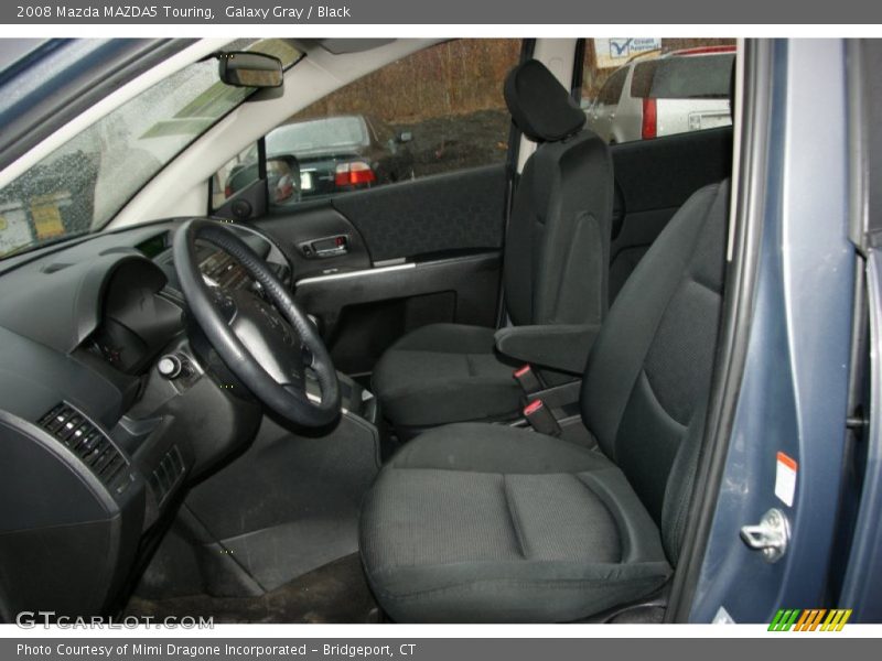 Galaxy Gray / Black 2008 Mazda MAZDA5 Touring
