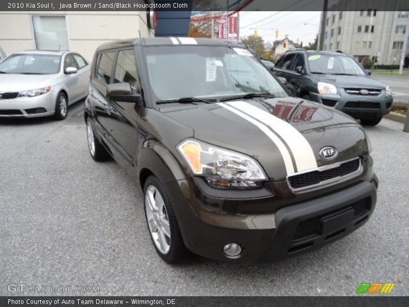 Java Brown / Sand/Black Houndstooth Cloth 2010 Kia Soul !