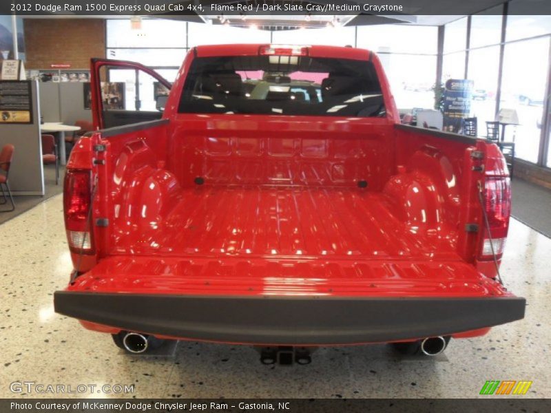 Flame Red / Dark Slate Gray/Medium Graystone 2012 Dodge Ram 1500 Express Quad Cab 4x4