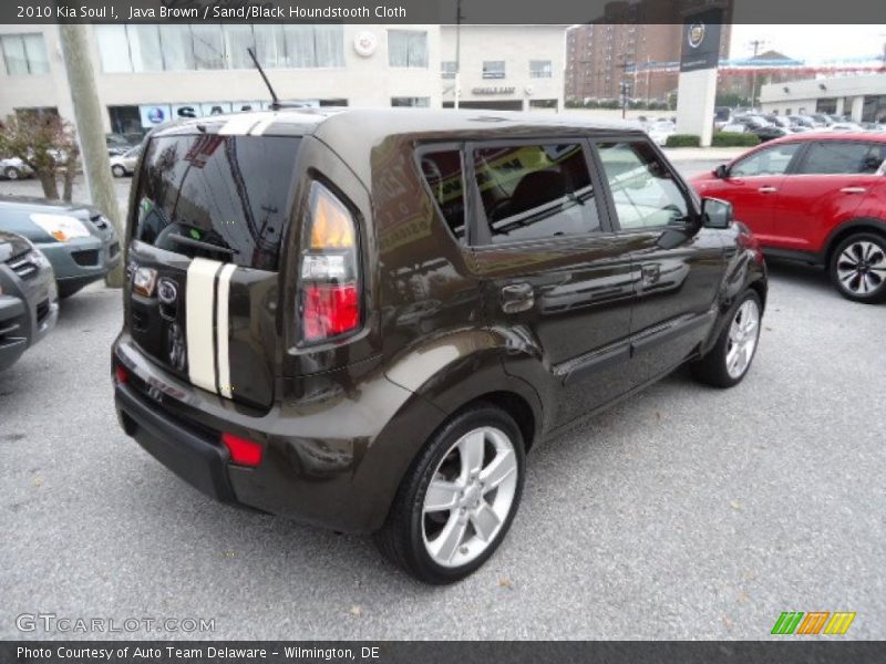 Java Brown / Sand/Black Houndstooth Cloth 2010 Kia Soul !