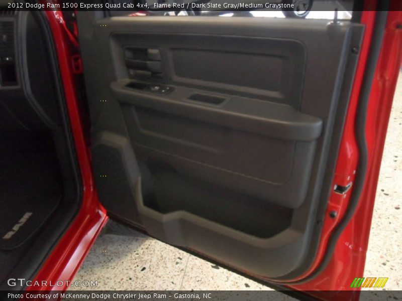 Flame Red / Dark Slate Gray/Medium Graystone 2012 Dodge Ram 1500 Express Quad Cab 4x4