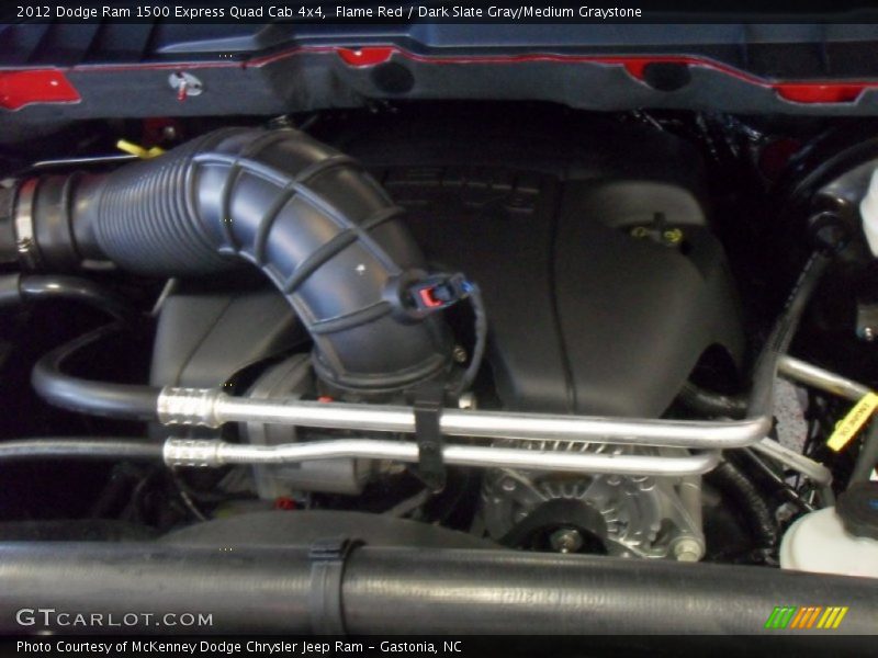 Flame Red / Dark Slate Gray/Medium Graystone 2012 Dodge Ram 1500 Express Quad Cab 4x4