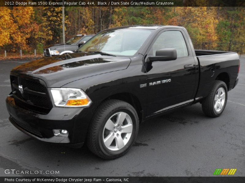  2012 Ram 1500 Express Regular Cab 4x4 Black