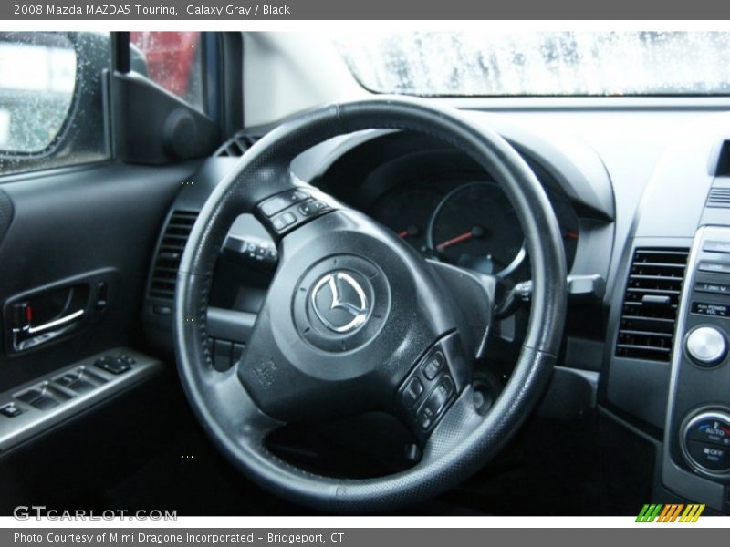 Galaxy Gray / Black 2008 Mazda MAZDA5 Touring