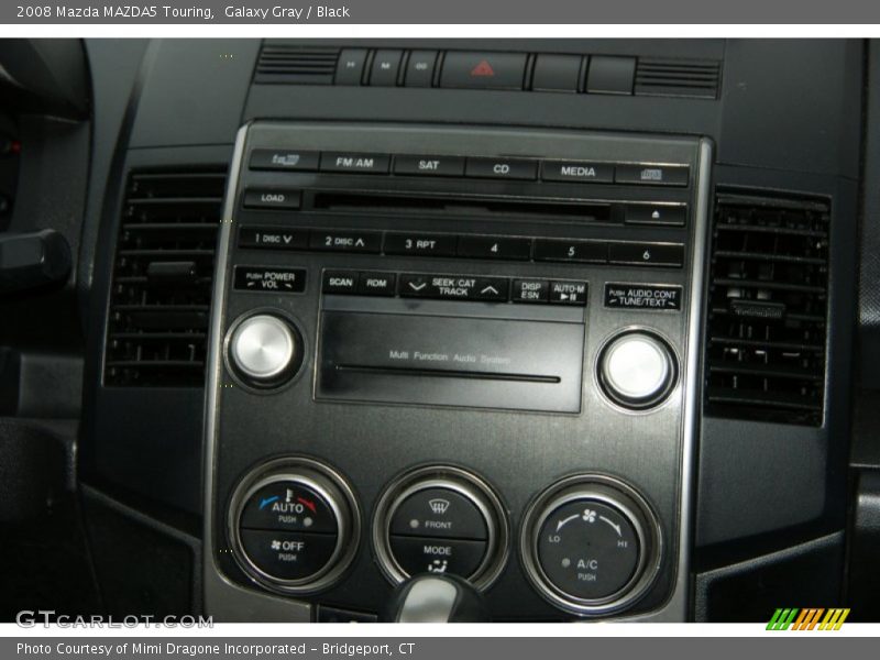 Galaxy Gray / Black 2008 Mazda MAZDA5 Touring