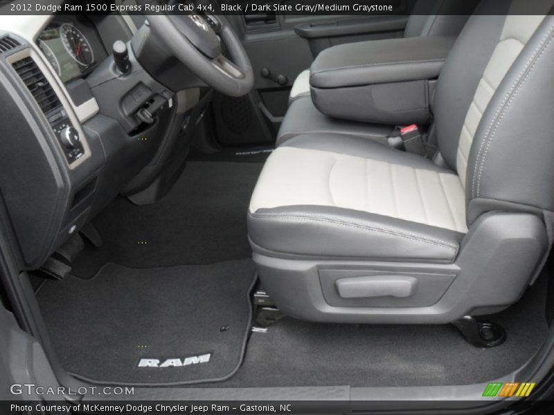  2012 Ram 1500 Express Regular Cab 4x4 Dark Slate Gray/Medium Graystone Interior