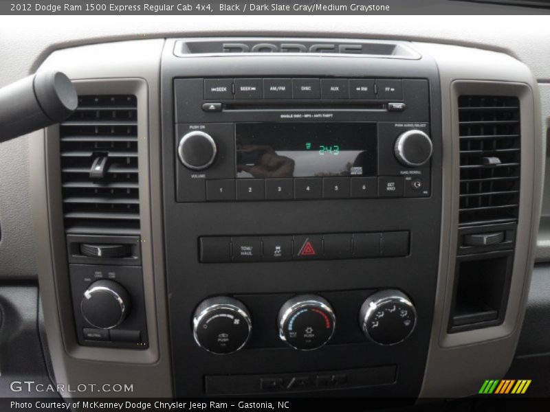 Black / Dark Slate Gray/Medium Graystone 2012 Dodge Ram 1500 Express Regular Cab 4x4