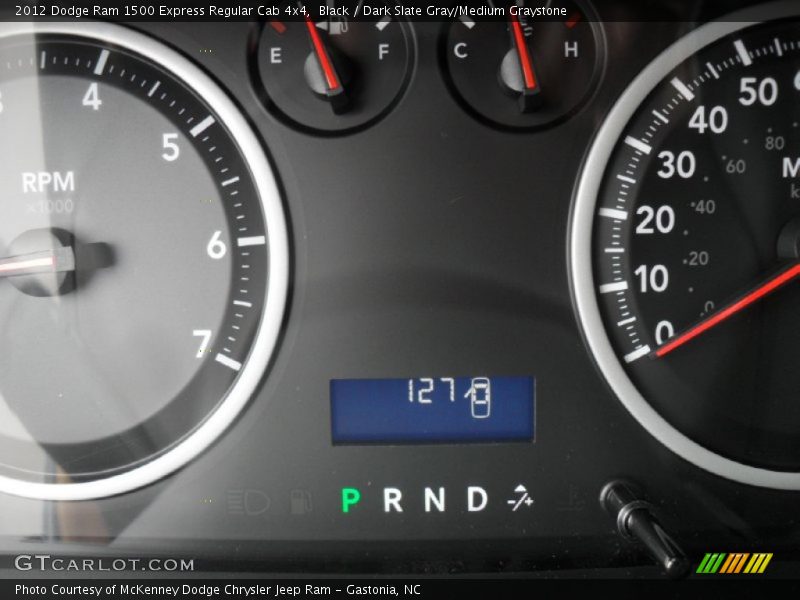 Black / Dark Slate Gray/Medium Graystone 2012 Dodge Ram 1500 Express Regular Cab 4x4