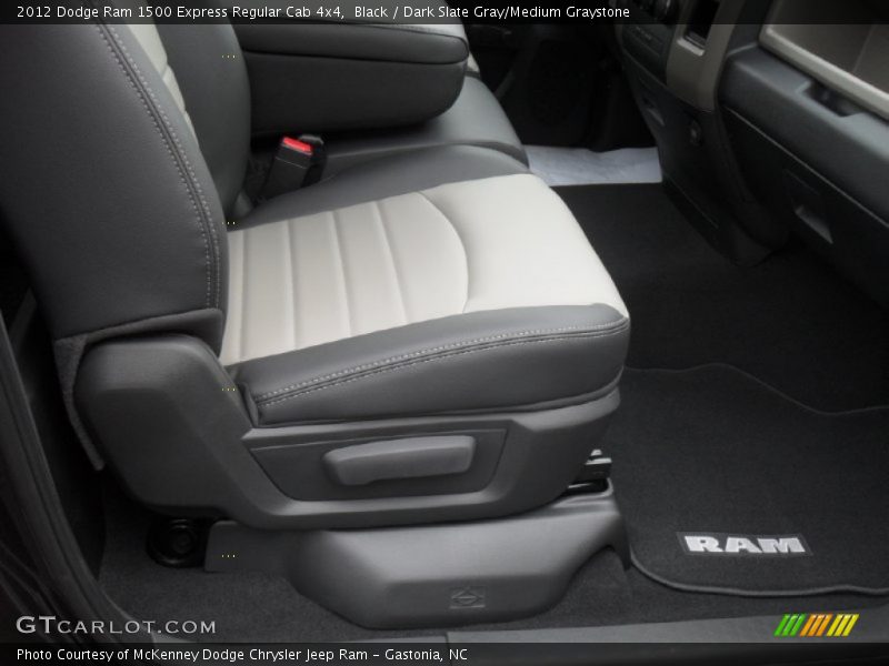 Black / Dark Slate Gray/Medium Graystone 2012 Dodge Ram 1500 Express Regular Cab 4x4