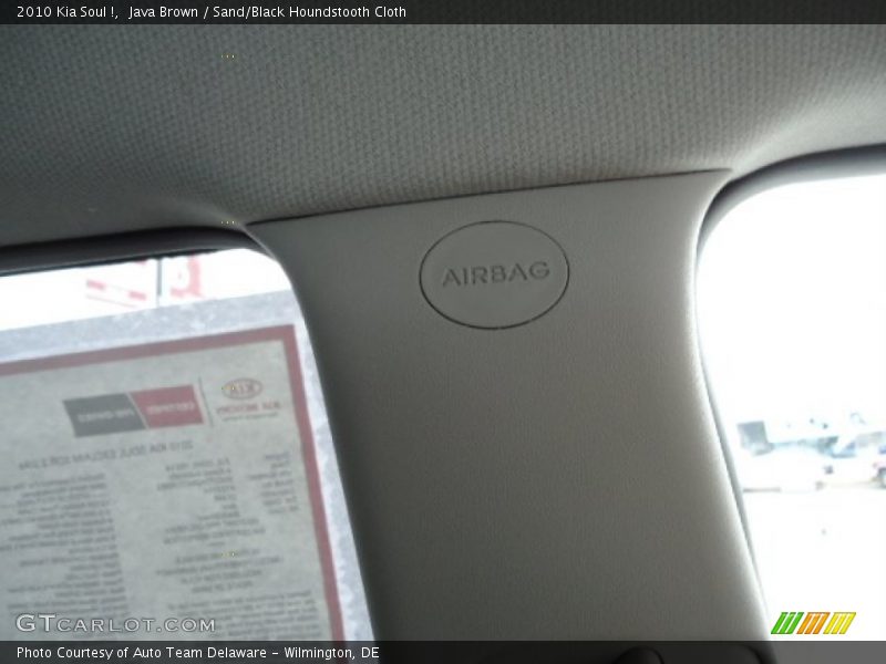 Java Brown / Sand/Black Houndstooth Cloth 2010 Kia Soul !
