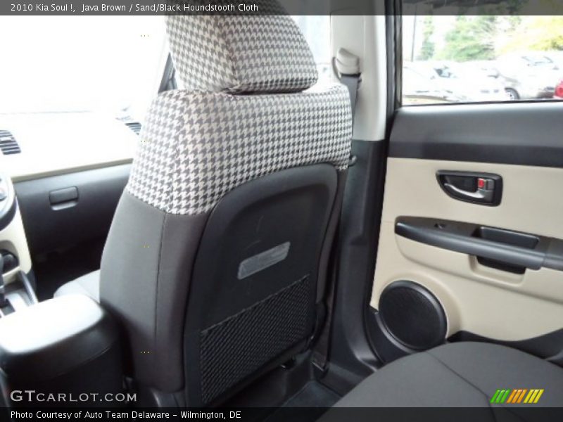 Java Brown / Sand/Black Houndstooth Cloth 2010 Kia Soul !