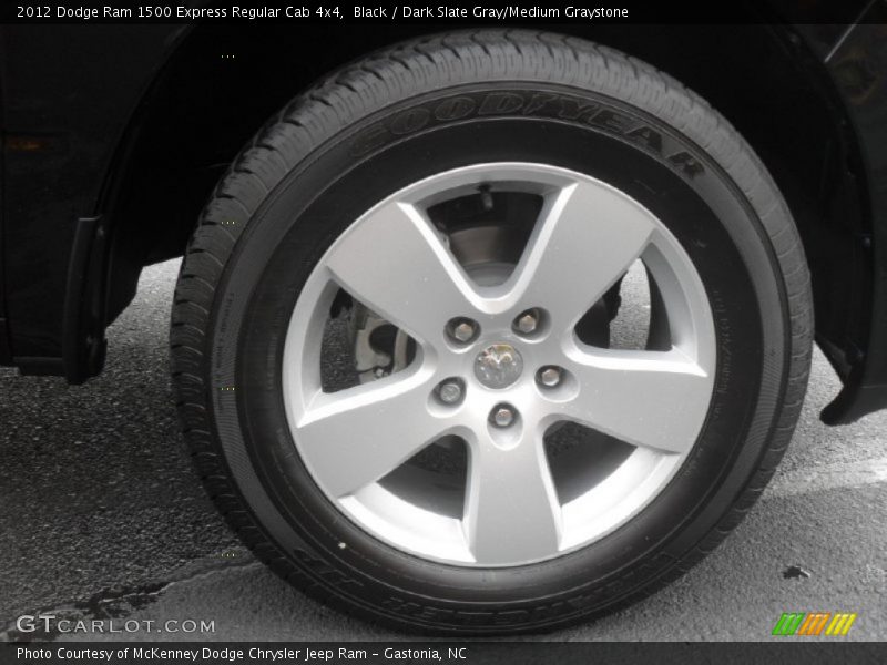 Black / Dark Slate Gray/Medium Graystone 2012 Dodge Ram 1500 Express Regular Cab 4x4