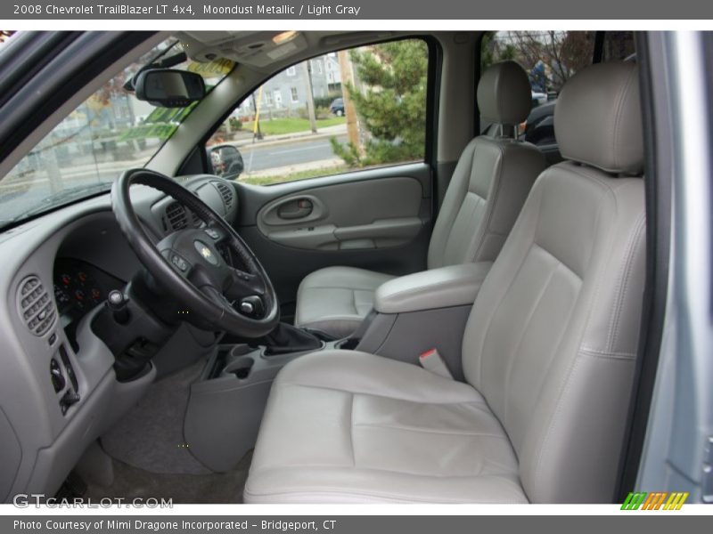 Moondust Metallic / Light Gray 2008 Chevrolet TrailBlazer LT 4x4