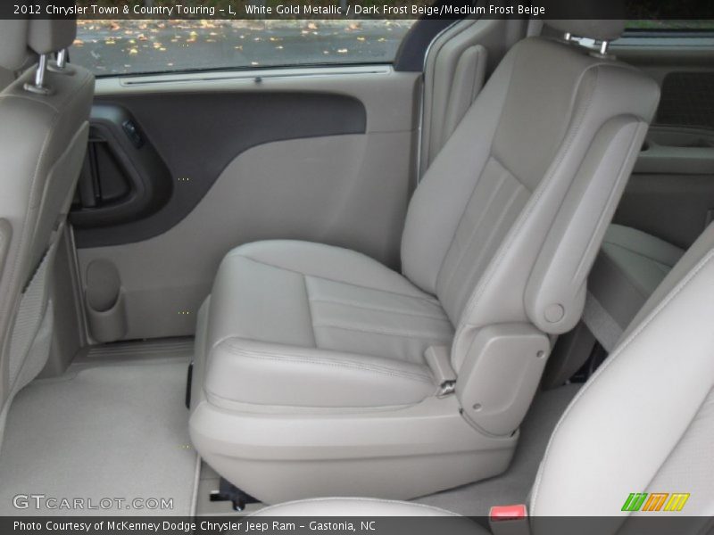 White Gold Metallic / Dark Frost Beige/Medium Frost Beige 2012 Chrysler Town & Country Touring - L