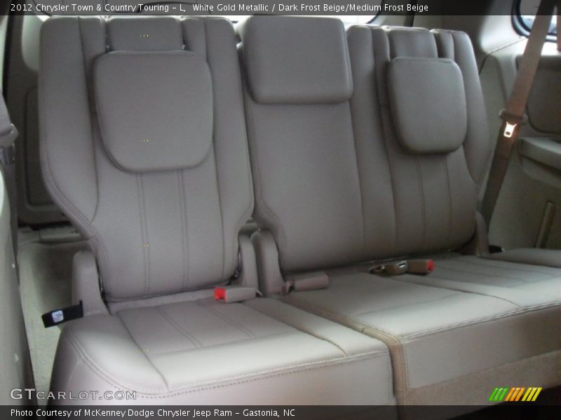 White Gold Metallic / Dark Frost Beige/Medium Frost Beige 2012 Chrysler Town & Country Touring - L