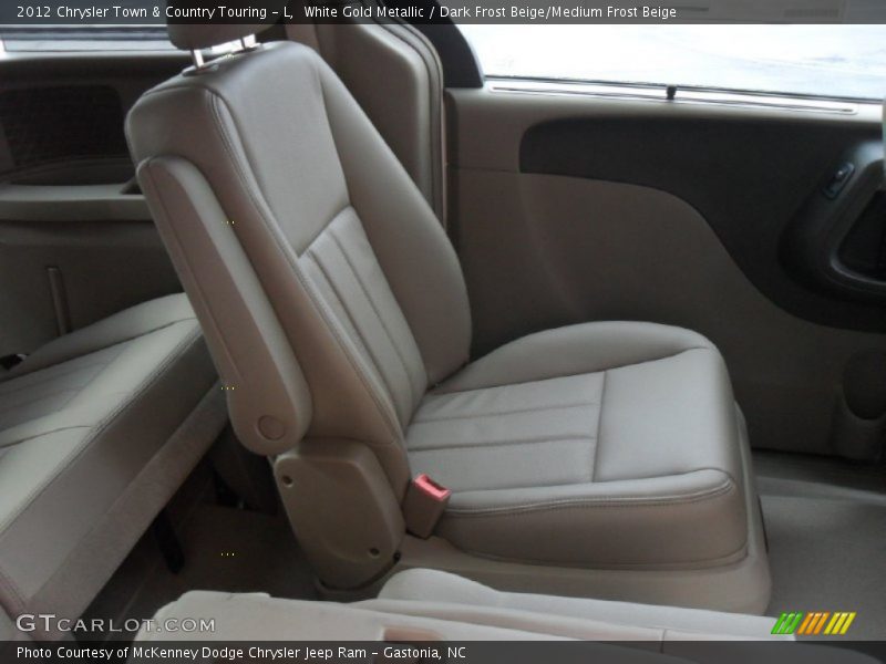 White Gold Metallic / Dark Frost Beige/Medium Frost Beige 2012 Chrysler Town & Country Touring - L
