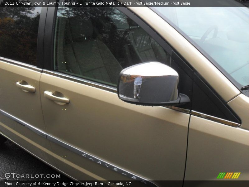 White Gold Metallic / Dark Frost Beige/Medium Frost Beige 2012 Chrysler Town & Country Touring - L
