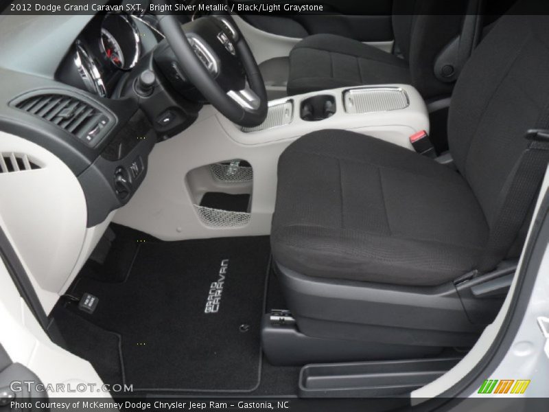 Bright Silver Metallic / Black/Light Graystone 2012 Dodge Grand Caravan SXT