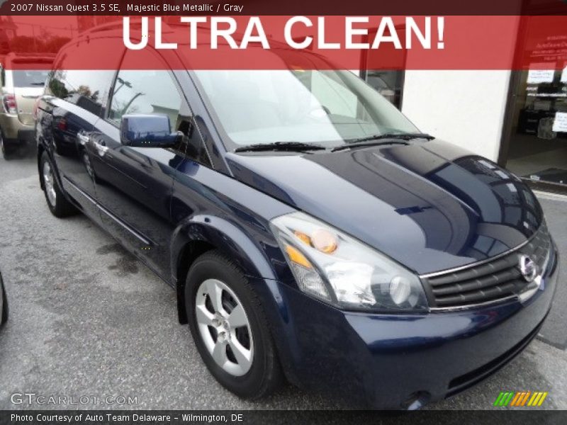 Majestic Blue Metallic / Gray 2007 Nissan Quest 3.5 SE