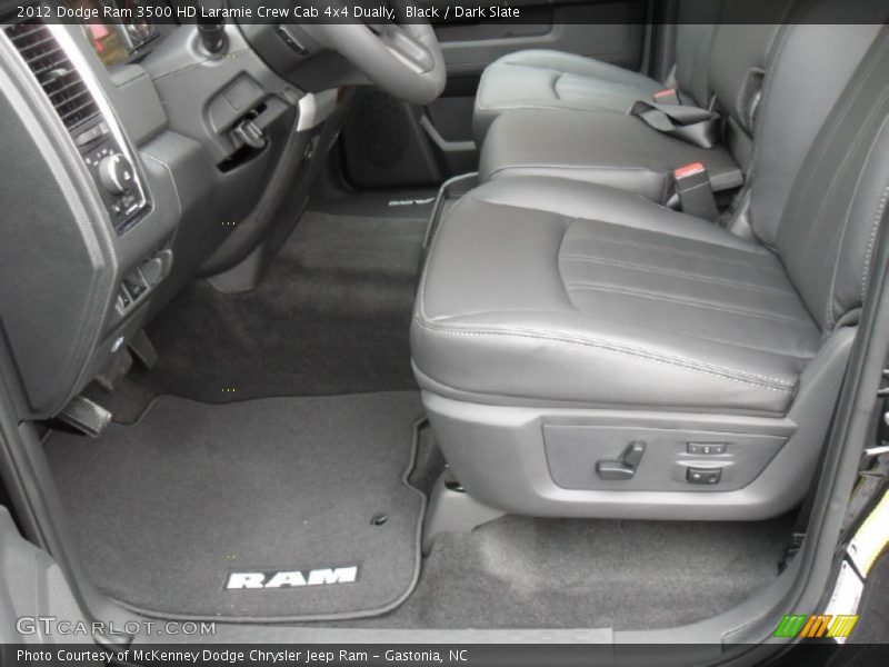 Black / Dark Slate 2012 Dodge Ram 3500 HD Laramie Crew Cab 4x4 Dually