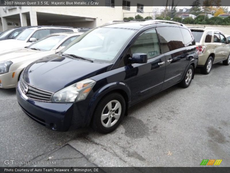 Majestic Blue Metallic / Gray 2007 Nissan Quest 3.5 SE