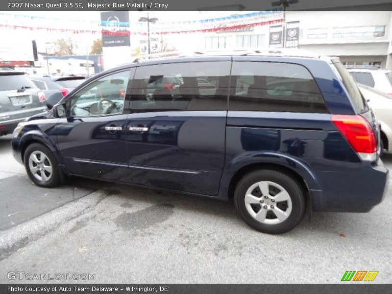 Majestic Blue Metallic / Gray 2007 Nissan Quest 3.5 SE