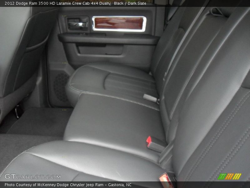 Black / Dark Slate 2012 Dodge Ram 3500 HD Laramie Crew Cab 4x4 Dually