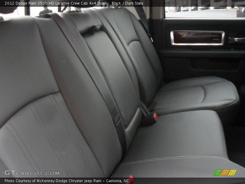 Black / Dark Slate 2012 Dodge Ram 3500 HD Laramie Crew Cab 4x4 Dually
