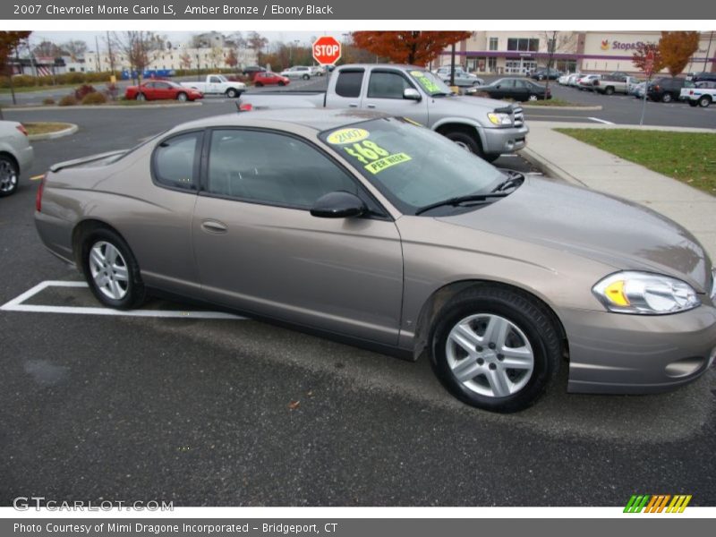 Amber Bronze / Ebony Black 2007 Chevrolet Monte Carlo LS