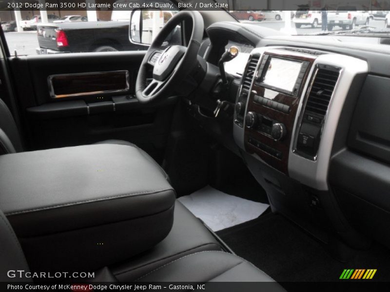 Black / Dark Slate 2012 Dodge Ram 3500 HD Laramie Crew Cab 4x4 Dually
