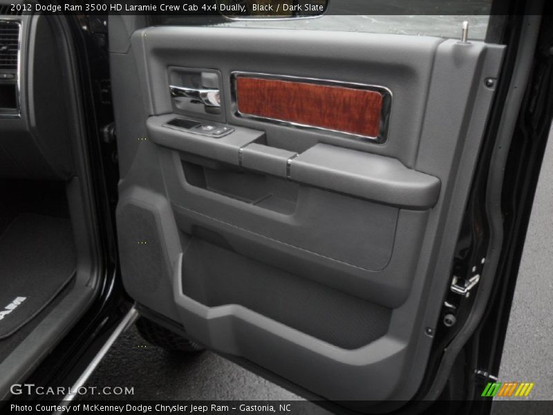 Black / Dark Slate 2012 Dodge Ram 3500 HD Laramie Crew Cab 4x4 Dually