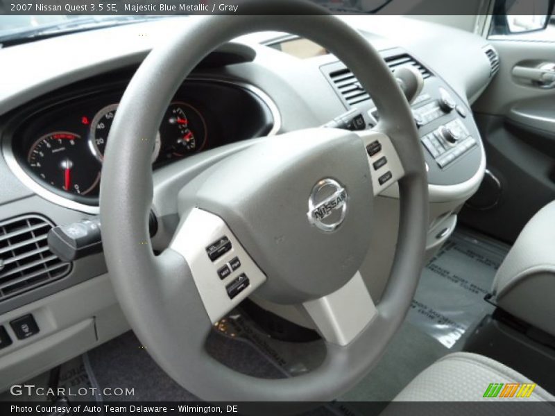 Majestic Blue Metallic / Gray 2007 Nissan Quest 3.5 SE