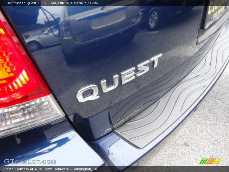 Majestic Blue Metallic / Gray 2007 Nissan Quest 3.5 SE