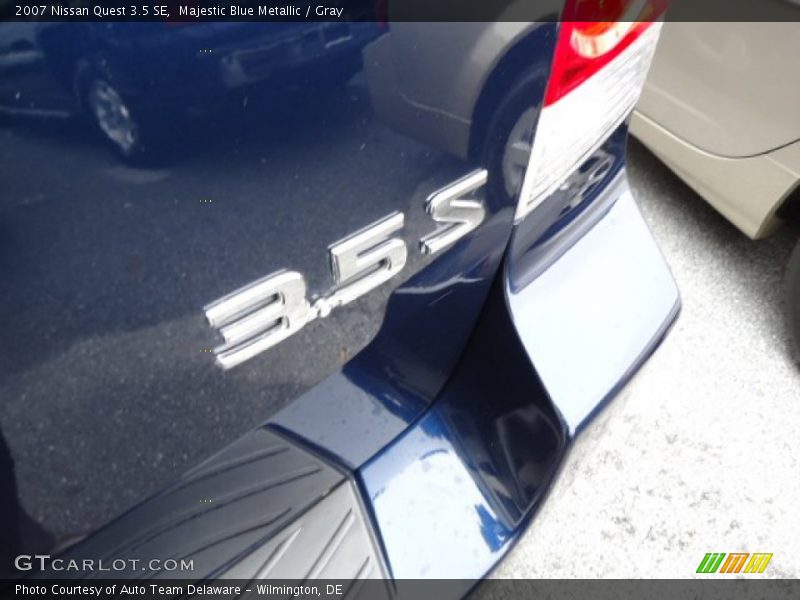 Majestic Blue Metallic / Gray 2007 Nissan Quest 3.5 SE