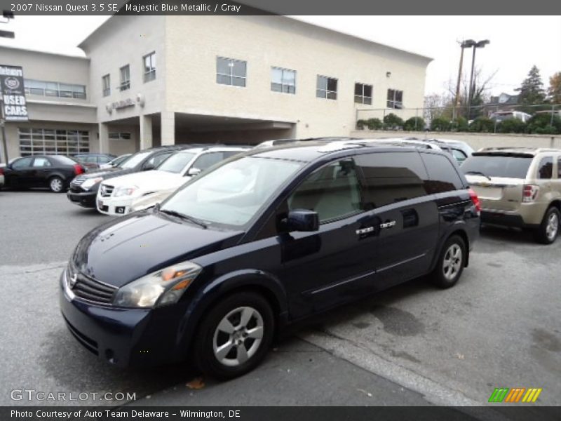 Majestic Blue Metallic / Gray 2007 Nissan Quest 3.5 SE