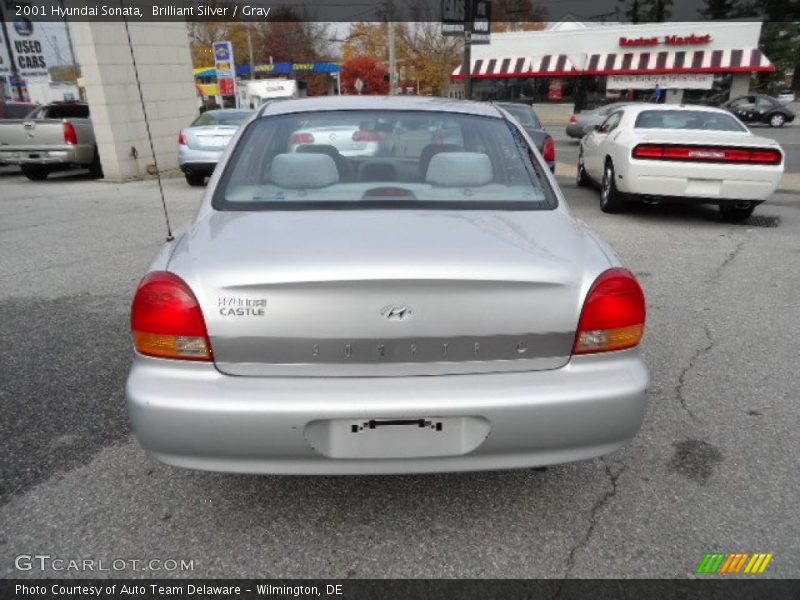 Brilliant Silver / Gray 2001 Hyundai Sonata