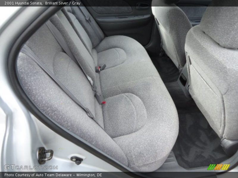 Brilliant Silver / Gray 2001 Hyundai Sonata