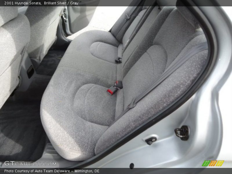 Brilliant Silver / Gray 2001 Hyundai Sonata