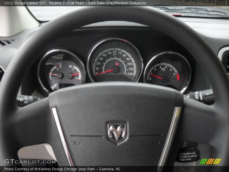Redline 2-Coat Pearl / Dark Slate Gray/Medium Graystone 2012 Dodge Caliber SXT