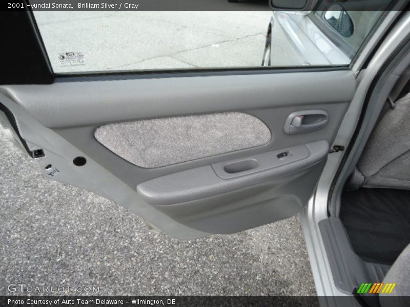 Brilliant Silver / Gray 2001 Hyundai Sonata