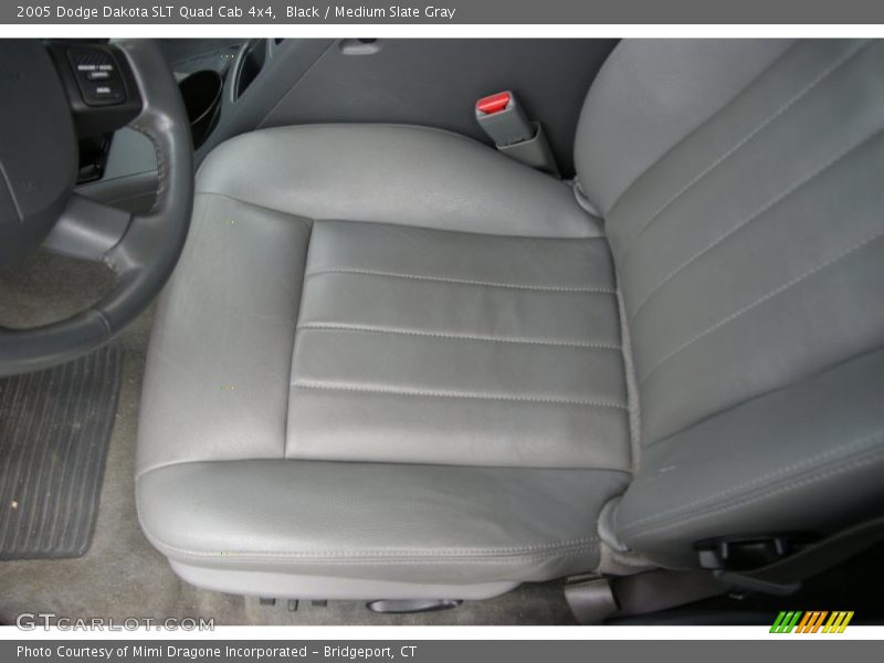 Black / Medium Slate Gray 2005 Dodge Dakota SLT Quad Cab 4x4