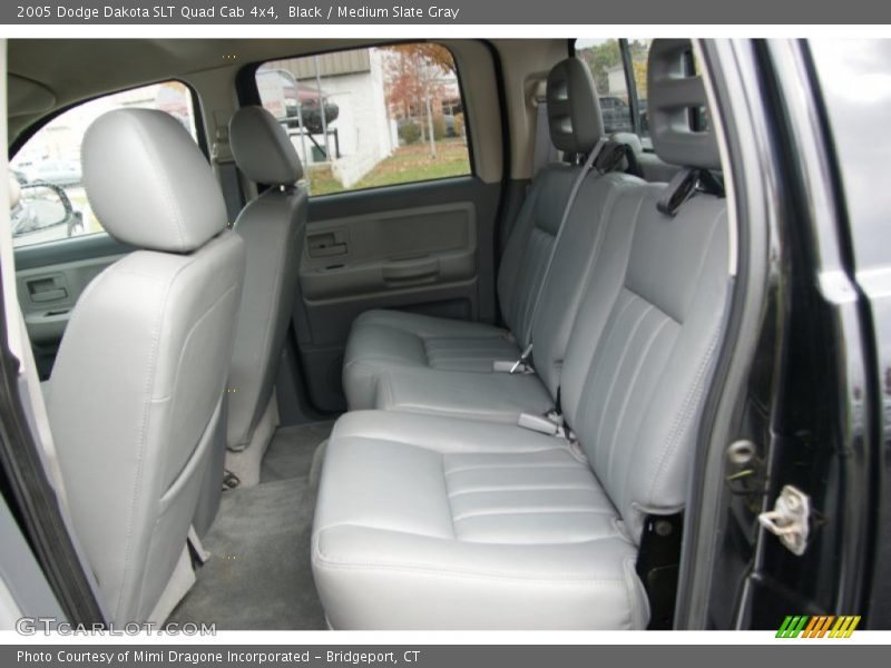 Black / Medium Slate Gray 2005 Dodge Dakota SLT Quad Cab 4x4