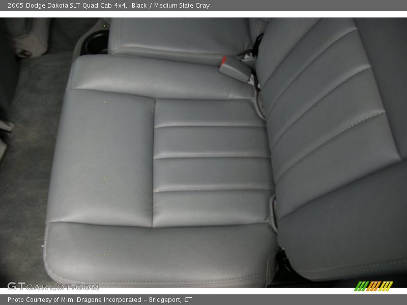 Black / Medium Slate Gray 2005 Dodge Dakota SLT Quad Cab 4x4