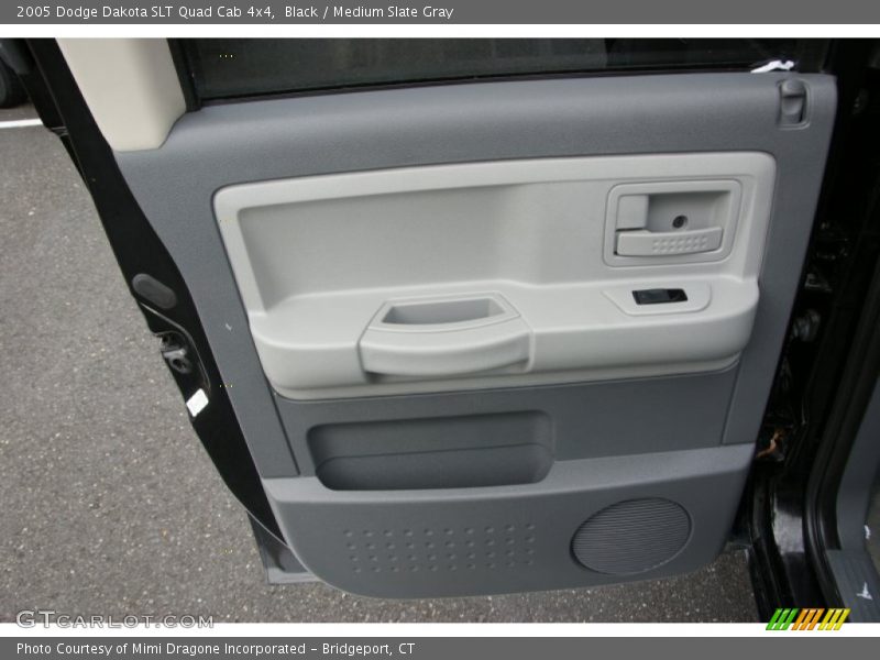 Black / Medium Slate Gray 2005 Dodge Dakota SLT Quad Cab 4x4