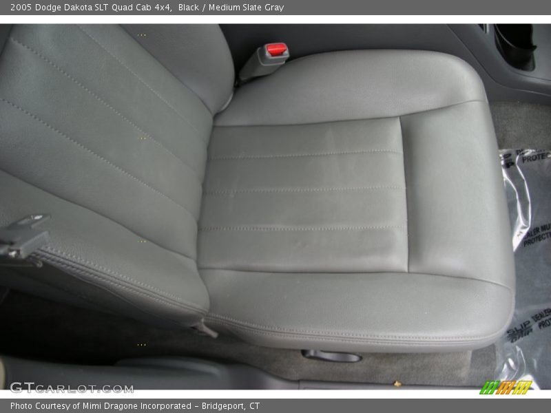Black / Medium Slate Gray 2005 Dodge Dakota SLT Quad Cab 4x4