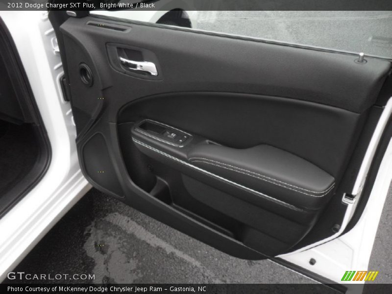 Bright White / Black 2012 Dodge Charger SXT Plus